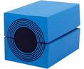 Cable Grommet with Core, 21.5 ... 34.5mm, Cable Entries 1, Blue
